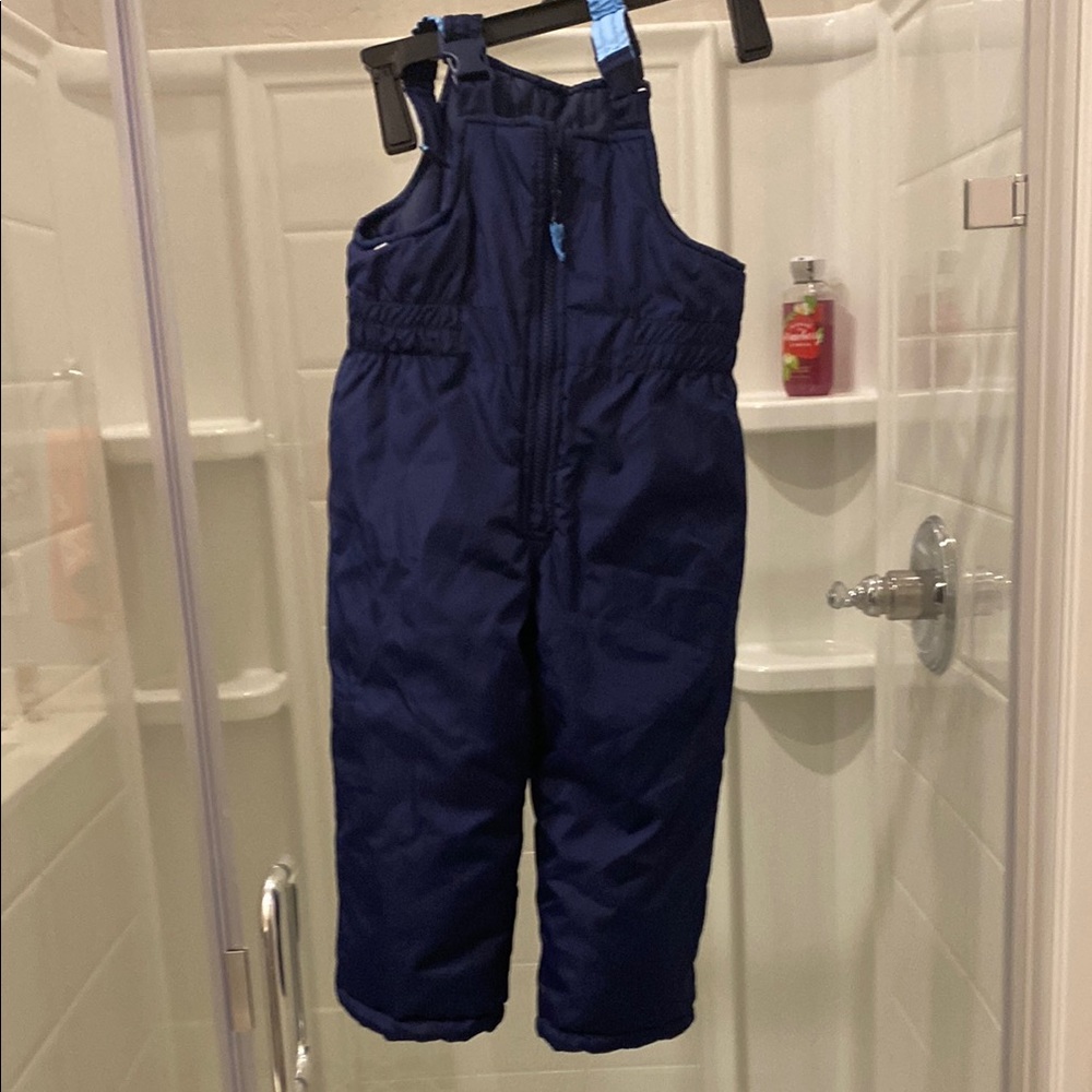 Navy Blue Kids bibs snowpants